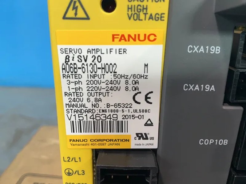 Fanuc Bsvm1-20 Servo Amp Module - A06b-6130-h002