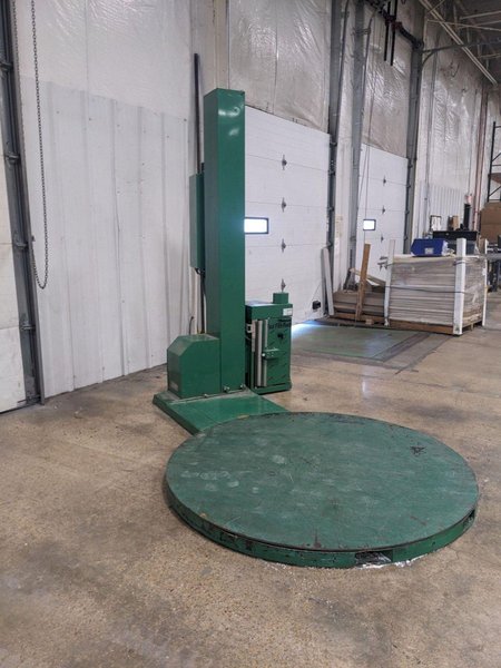 HIGHLIGHT INDUSTRIES MODEL #XS P111OM238 SEMIT-AUTOMATIC ROTARY STRETCH WRAPPER STOCK#3537