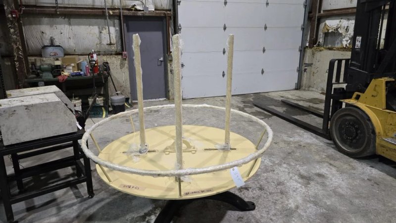 63" Turn Table and Wire Stand - New - 1 of 2