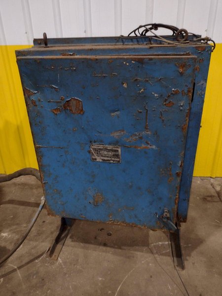 25 TON TISHKEN 4-POST CUTOFF PRESS, 2.5" STROKE: STOCK #19251