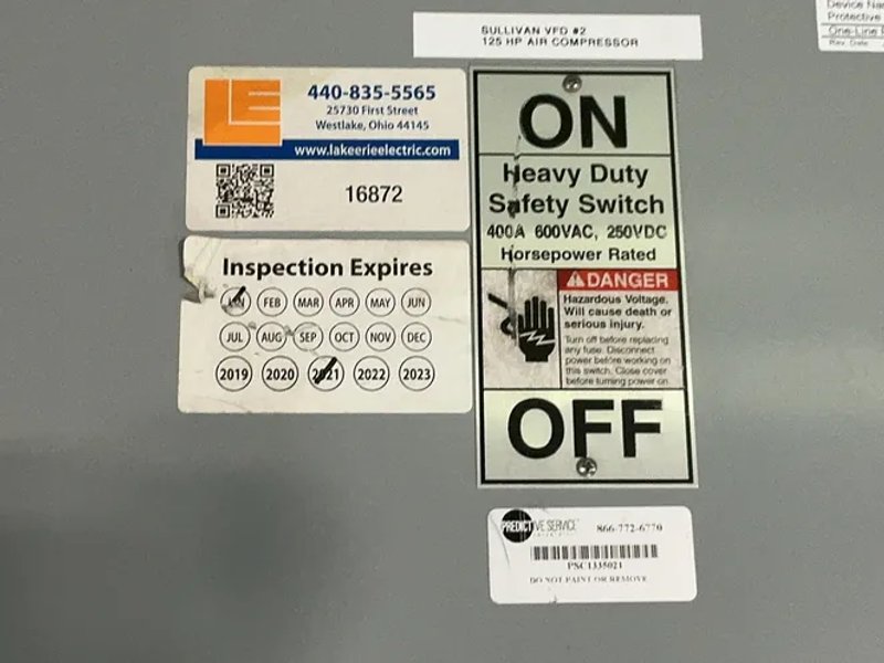 Siemens  400 Amps  Heavy Duty Switch  - Hf365h