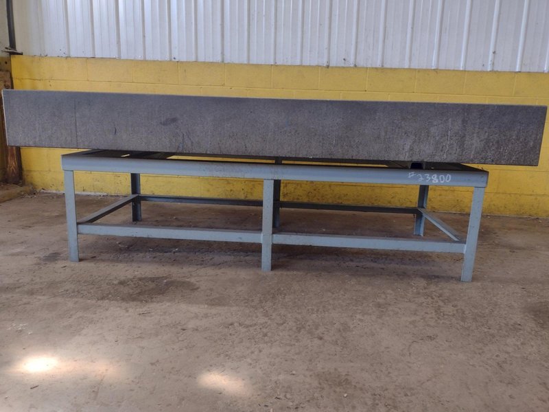 8' X 4' X 10" CHALLENGE PRECISION LAYOUT INSPECTION GRANITE TABLE: STOCK #23800