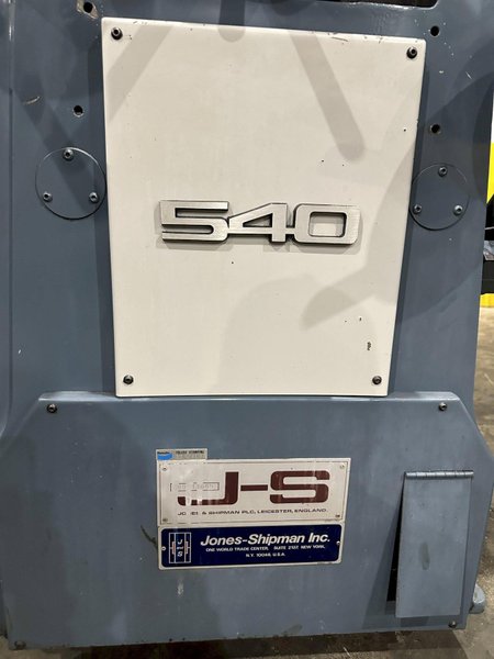 JONES &amp; SHIPMAN MODEL #540 HORIZONTAL SURFACE GRINDER : YOBRO 25962