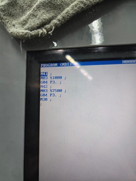 Haas VF-7B/40 VMC CNC, 2004 – 2-Speed Gear Box, Programmable Coolant