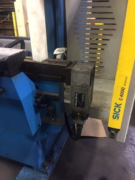 138 Ton X 10′ Finn-Power B125-3060 CNC Hydraulic Press Brake, 2004 – 6-Axis Backgauge, Wila Tooling, Sick Safety Light Curtains, Transformer, Delem 69 CNC Control