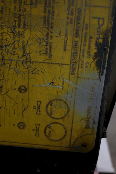 HYDRAULIC PIPE NOTCHER: STOCK #74721