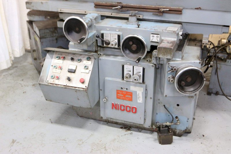 12' X 24' NICCO SURFACE GRINDER: STOCK #70296