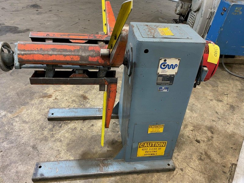 2500 LB 1.25 TON x 24" COE CWP PULL OFF SINGLE END UNCOILER COIL REEL: STOCK #13480