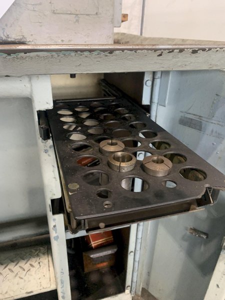 6" X 18" HARDINGE MODEL DSM59 SHOP LATHE. STOCK # 0746623.