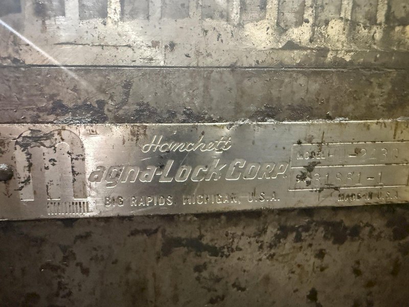 24" X 60" HANCHETT MODEL HH-2430 MAGNETIC GRINDER CHUCKS: YOBRO #24730