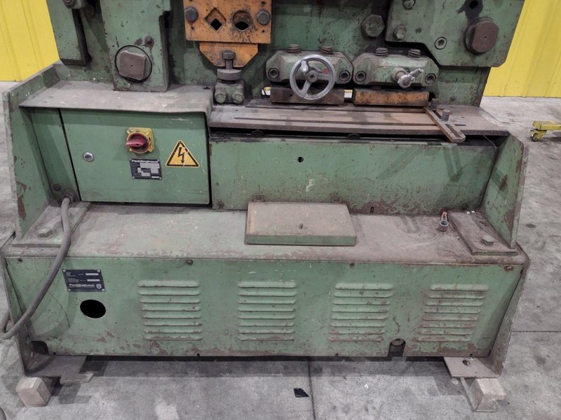 110 TON PEDDINGHAUS "PEDDIWORKER" 1100G HYDRAULIC IRONWORKER: STOCK #22724