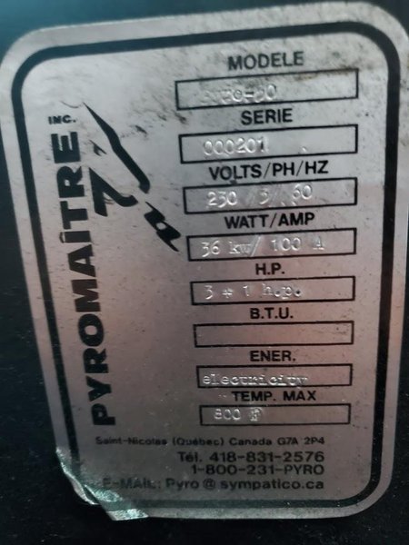 Pyromaitre Pyro-30 Conveyor Oven