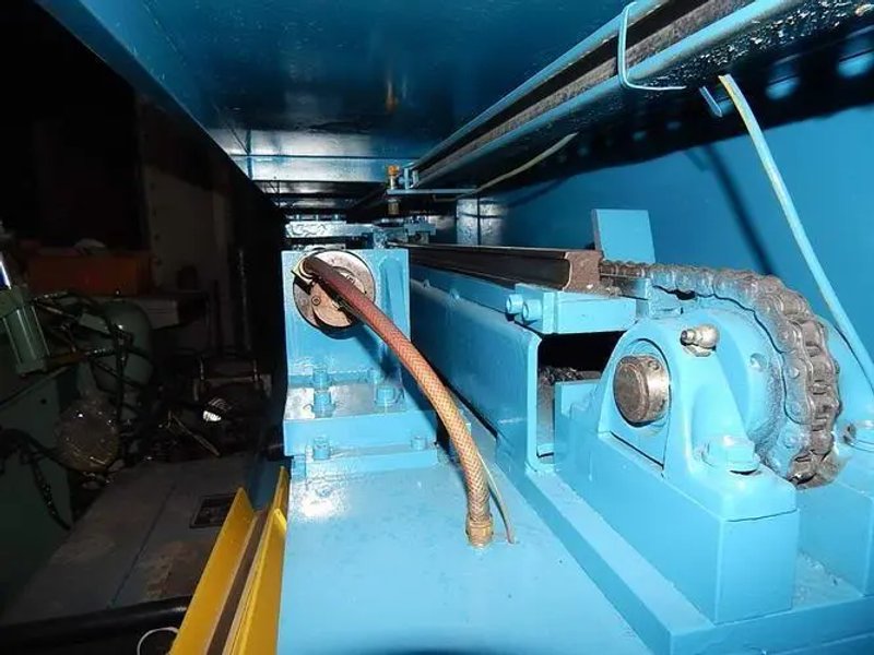 USED HAVEN AUTOMATIC SHEAR CUT TUBE CUTOFF MACHINE, Model 740 Kleencut, 4”, YEAR: 2002