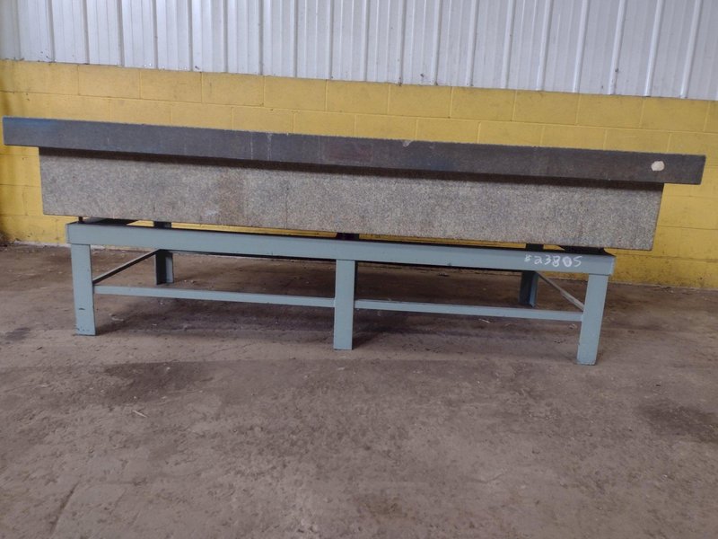 8' X 4' X 14" MITCHELL PRECISION LAYOUT INSPECTION GRANITE TABLE: STOCK #23805