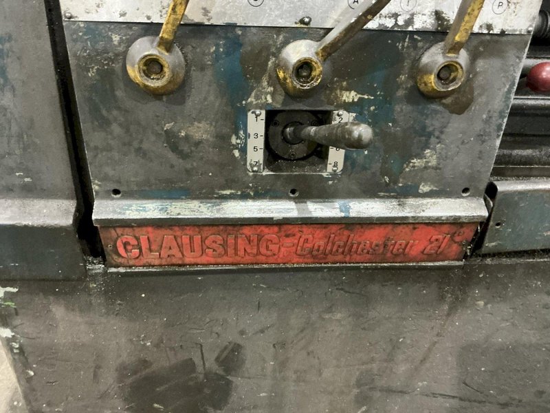 21" X 84" CLAUSING MODEL #21 ENGINE LATHE METRIC &amp; 3.5" HOLE: YOBRO #25140