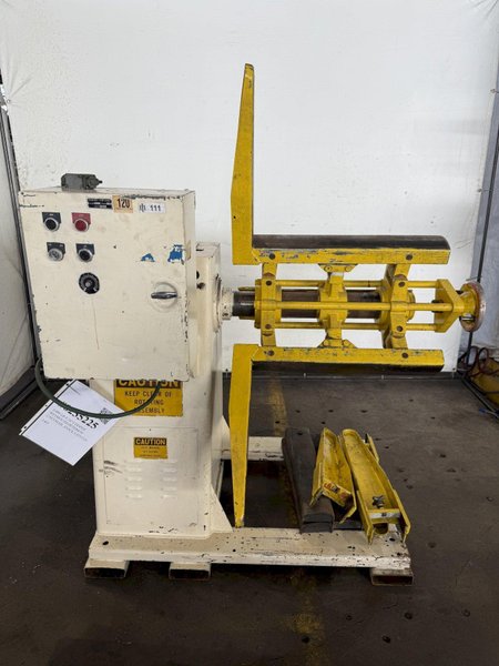 5,000 LB X 24" COOPER WEYMOUTH PETERSON UNCOILER. STOCK # 0235225.