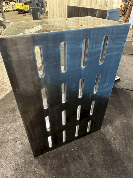 1 SET OF 47" X 33" X 27" G &amp; L HEAVY DUTY ANGLE PLATE: STOCK #77725