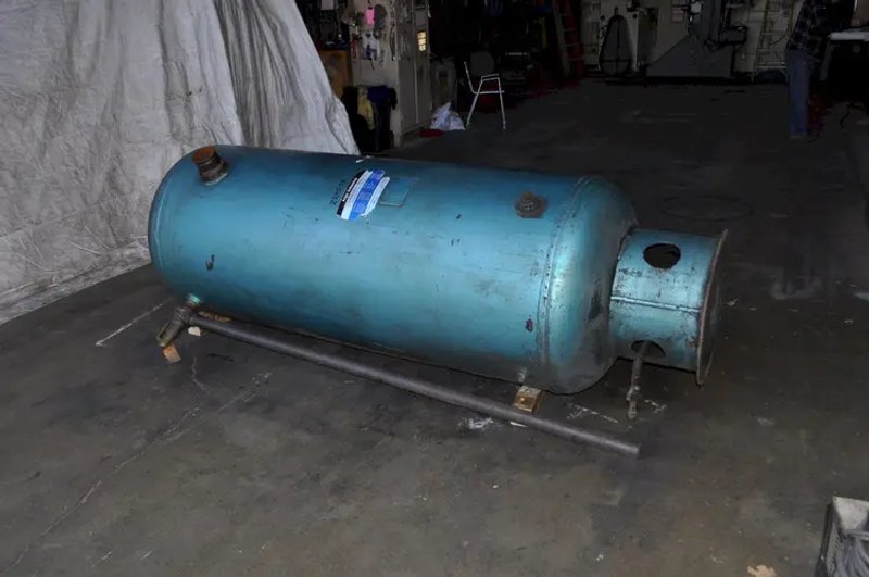 375 GALLON AIR RECIEVER TANK , STOCK# 14321J