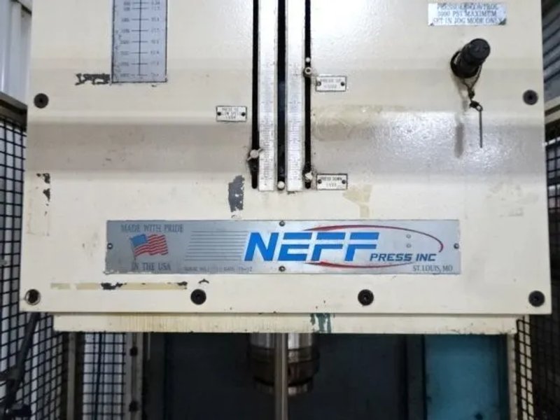 NEFF 75 TON C-FRAME HYD PRESS, STOCK# 13949J