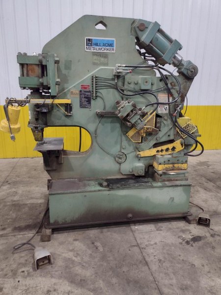 95 TON HILL ACME MODEL #6 HYDRAULIC IRONWORKER: STOCK #23420