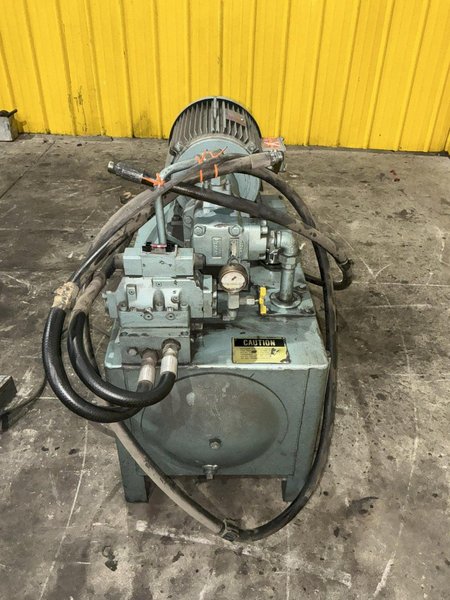 10 HP W.A. WHITNEY MODEL #600-500 HYDRAULIC UNIT: YOBRO #26359