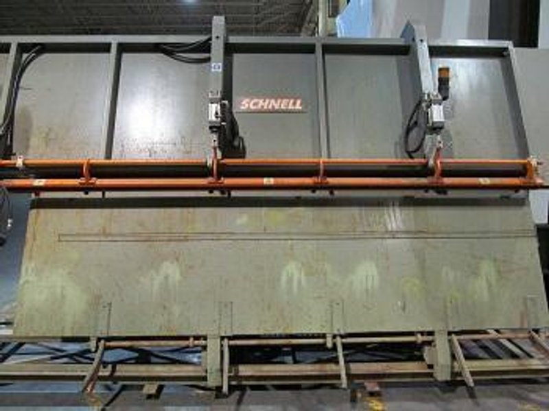 SCHNELL MODEL BW-4.5T=1000 DISCHARGE TABLE