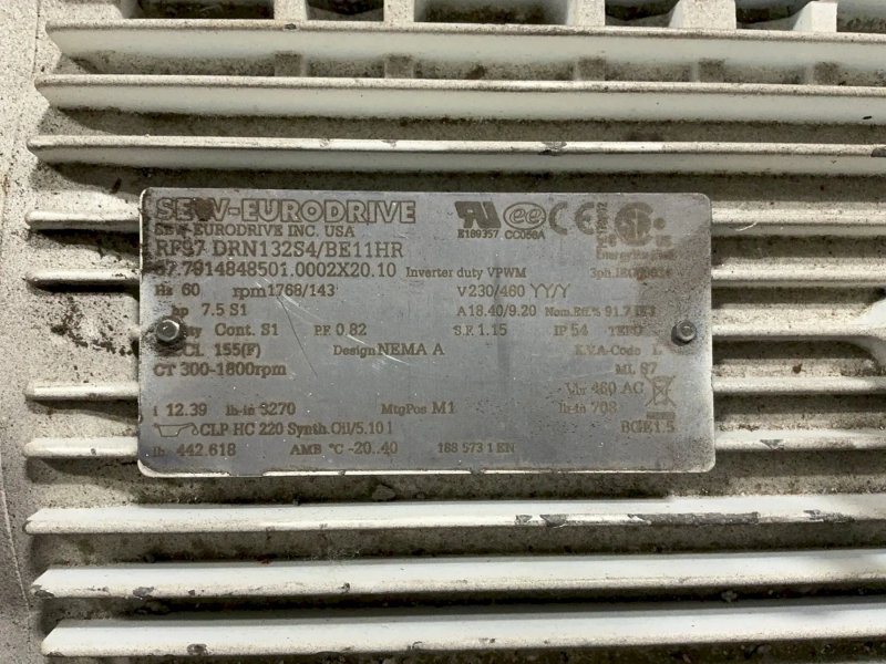 Sew-eurodrive 7.5 Hp Gear Drive