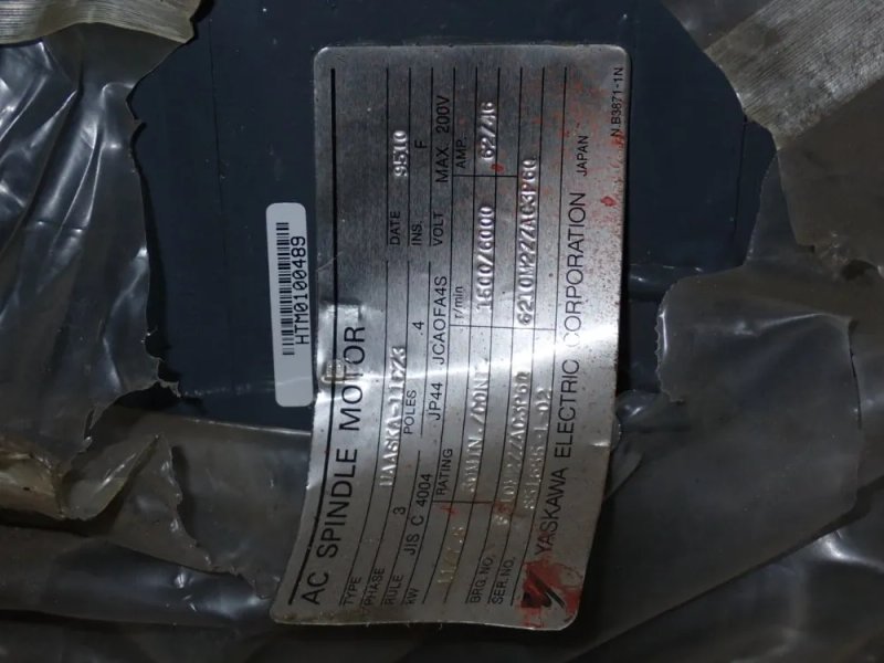 Yaskawa  Ac Spindle Motor  - Uaaska-11cz3