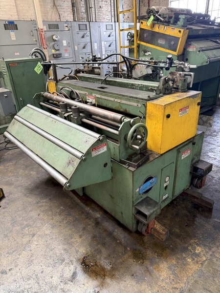 20,000 LB. X 54" X .187" COE SERVO FEEDLINE. STOCK #0431126