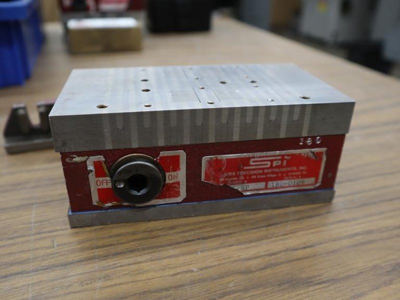 SPI Permanent Magnetic Chuck, 3-1/8" x 5-7/8"- Auction Item