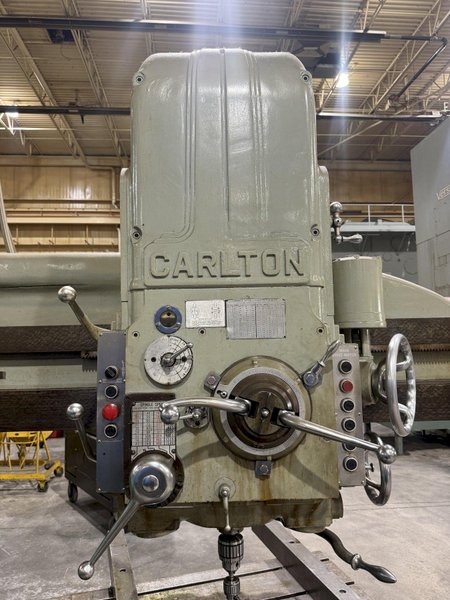 5' X 13" CARLTON MODEL 3A RADIAL DRILL: YOBRO #26414