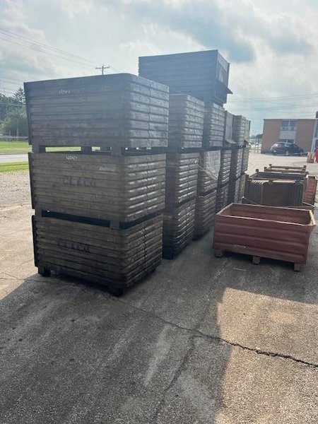 33" X 48" PARTS BINS WITH SLIDING SIDE OPENING STOCK# 3522