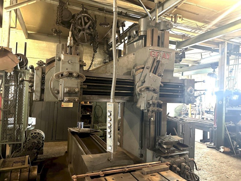 120" x 38" TABLE GRAY 3 HEAD x 40 HP OPENSIDE PLANER: YOBRO #26438
