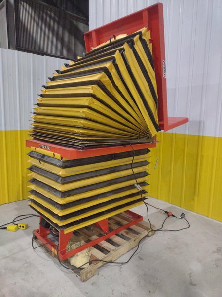 2,000 LB PRESTO PALLET  MODEL #XL36-50 W/ TILT LIFT TABLE: STOCK #20162