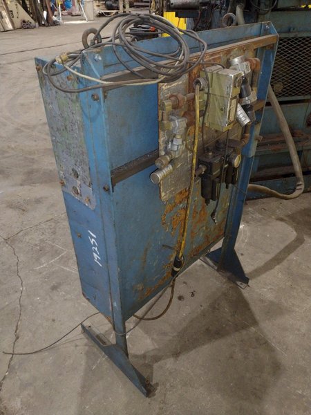 25 TON TISHKEN 4-POST CUTOFF PRESS, 2.5" STROKE: STOCK #19251