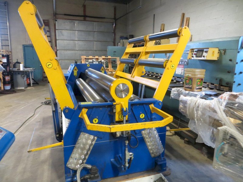 7.87" Diameter x 6 ft Americor Hydraulic 4-Roll Double Pinch Plate Bending Roll Model 4RDP 200/6 (6 ft. x 3/8")