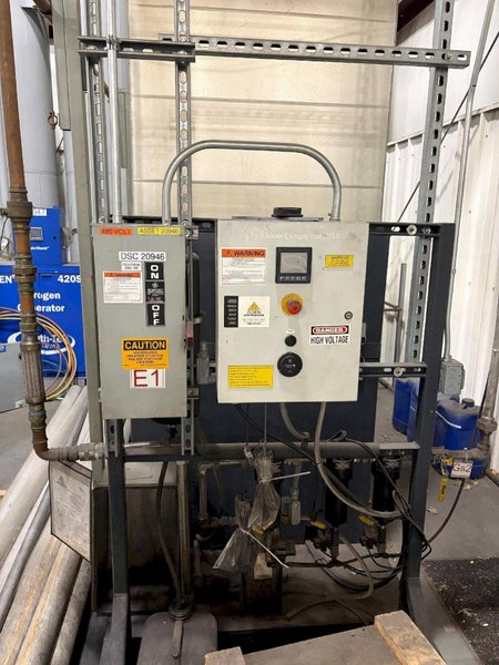 South-Tek Systems N2-GEN 420S-1T3 PSA Nitrogen Generator, 2018 – 40 HP Sauer High-Pressure Air Compressor, ASME-Code Nitrogen/Air Storage Vessels