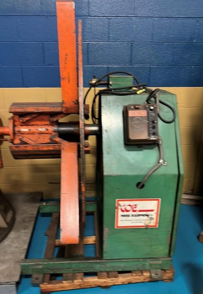 2,500 LBS X 12" COE PRESS EQUIPMENT POWERED COIL REEL / UNCOILER STOCK# 3513