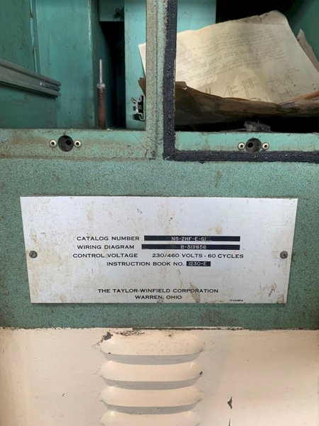 100 KVA TAYLOR-WINFIELD ENG-12100 SPOT-WELDER. STOCK # 0951623