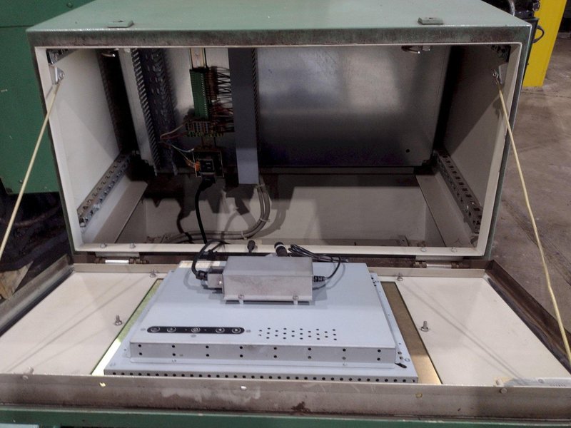 9 SPINDLE PEDDINGHAUS MODEL #BDL-1250/9 I-BEAM DRILL/DRILLING LINE: STOCK #19128