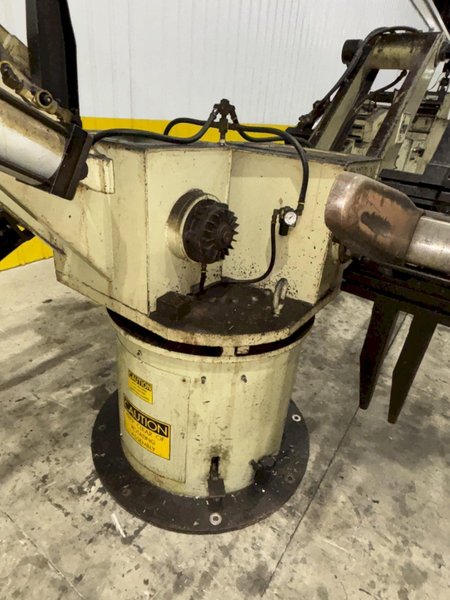 4,000 LBS X 18″ CWP MODEL #3RD18 PULL OFF DOUBLE END UNCOILER COIL REEL USED