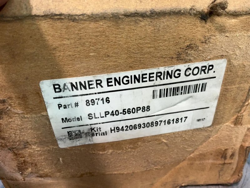Banner Safety Light Curtain Kit - Sllp40-560-p88