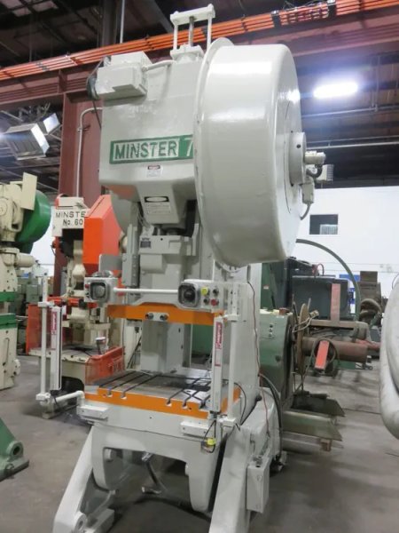 MINSTER 75 TON OBI PRESS, S/N SS-7-23737, STOCK# 13699J