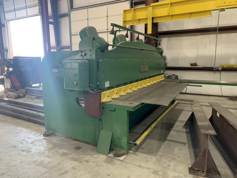 12' x 3/8"CINCINNATI MODEL #2512 MECHANICAL POWER SQUARING SHEAR: STOCK 17313