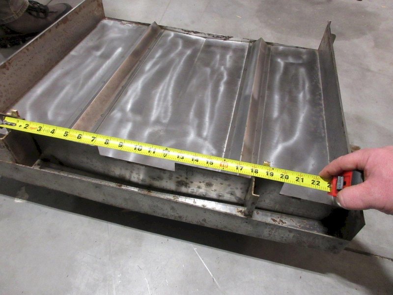 Used Haas VM3 Y-Rear Way Cover  P/N 25-0200A