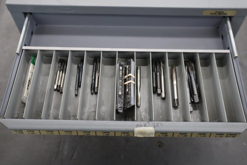 Huot Drill Index, Metric Taps - 3 Drawer- Auction Item