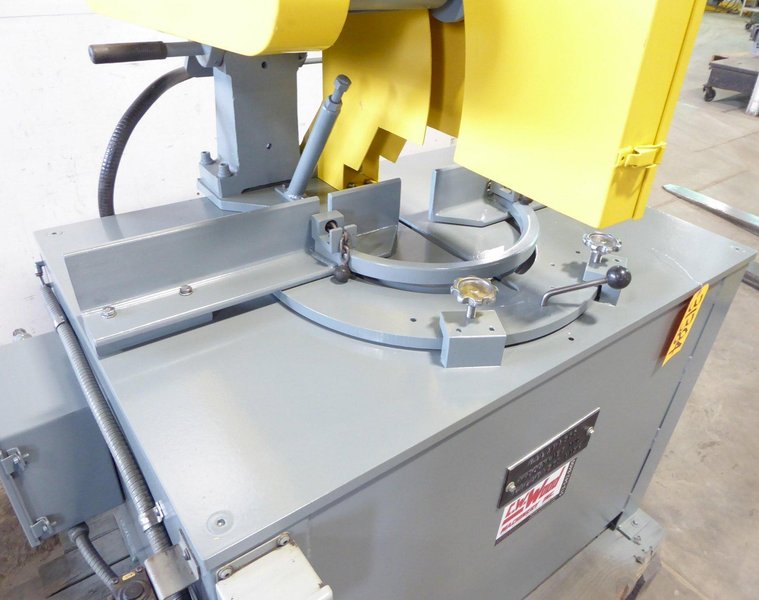 20"/22" Kalamazoo Abrasive Saw KM20-22, Double Miter, Air Vise, 20 HP, 4" Solids