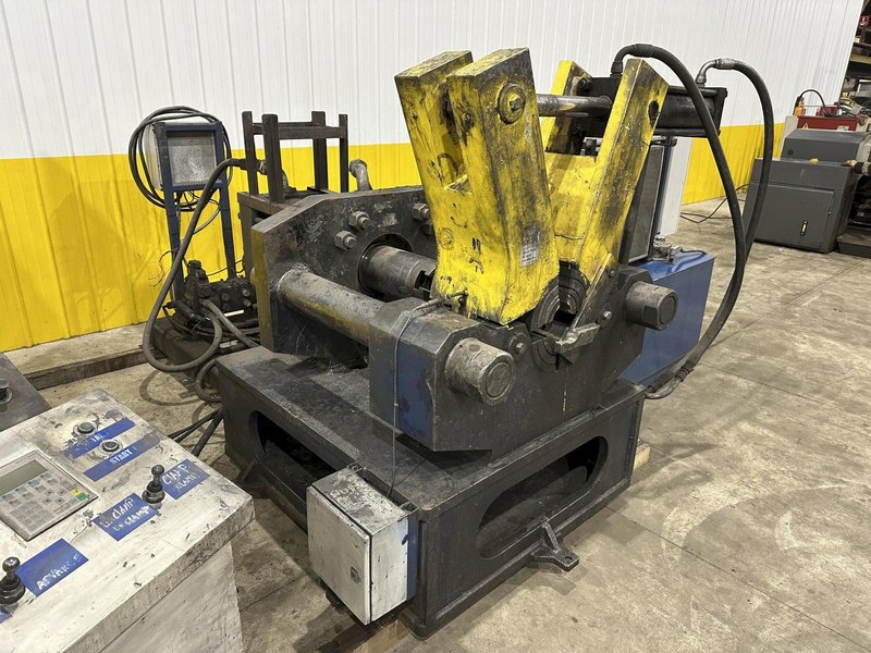 200 TON (2-3/8" TO 9-5/8") DIAMETER TRUE GRIT MODEL CT200 HYDRAULIC TUBE &amp; PIPE PUSH POINTER / END FORMER/ SWAGING PRESS: STOCK #22399