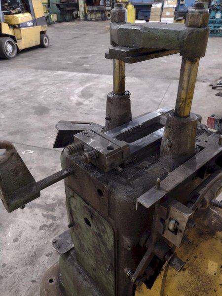 6 TON TISHKEN 2 POST MODEL #CO-2HW CUT OFF PRESS 1.5" STROKE: STOCK #23570