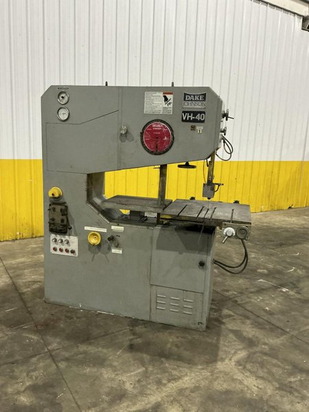 40" DAKE JOHNSON MODEL #VH-40 VERTICAL BAND SAW: STOCK #26286